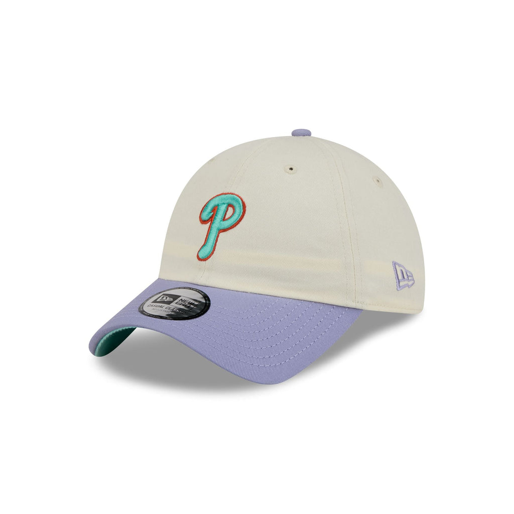 Philadelphia Phillies Lavender Flowers Casual Classic Adjustable Hat