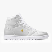 Load image into Gallery viewer, Breezewear 359 High-Top Leather Sneakers - White
