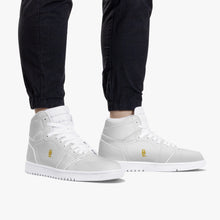 將圖片載入圖庫檢視器 Breezewear 359 High-Top Leather Sneakers - White
