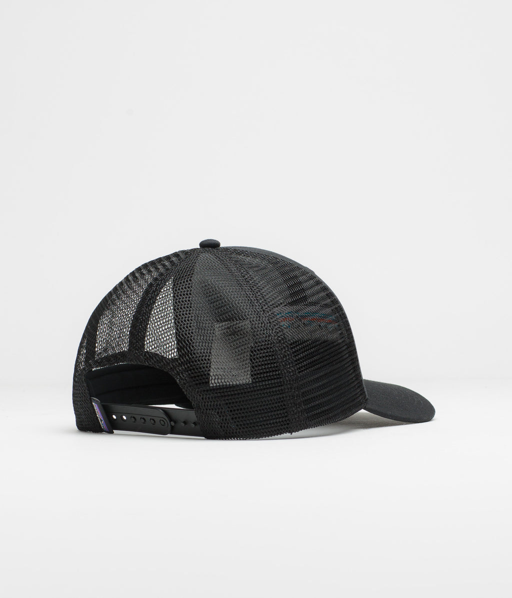 Patagonia P-6 Logo Trucker Cap - Black