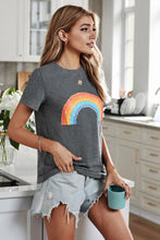 Load image into Gallery viewer, Pot Of Gold Heathered Rainbow Tee
