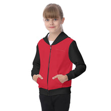 Load image into Gallery viewer, All-Over Print Kid&#39;s Zip-up Hoodie With Patch Pocket
