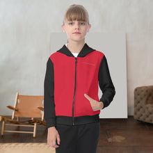 Load image into Gallery viewer, All-Over Print Kid&#39;s Zip-up Hoodie With Patch Pocket
