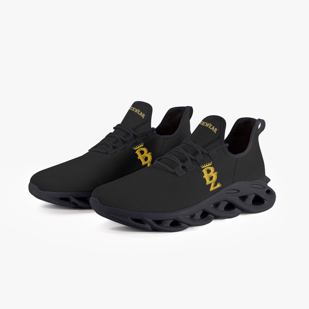 Breezewear Waffle Bottom Sneakers - Black
