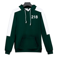 Charger l&#39;image dans la galerie, Squid Game - Number 218 Type Round Collar Hoodie
