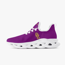 將圖片載入圖庫檢視器 Breezewear Waffle Bottom Sneakers - Purple/White
