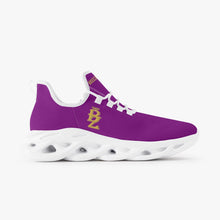 將圖片載入圖庫檢視器 Breezewear Waffle Bottom Sneakers - Purple/White
