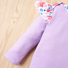 將圖片載入圖庫檢視器 Baby Girl Bodysuit and Floral Paperbag Pants Set with Bow
