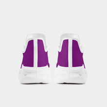 Load image into Gallery viewer, Breezewear Waffle Bottom Sneakers - Purple/White
