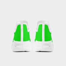 Load image into Gallery viewer, Breezewear Waffle Bottom Sneakers - Lime/White
